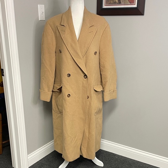 Brooks Brothers Vintage Golden Fleece Camel Hair Coat Loro Piano Mens Size 42S - Picture 1 of 13
